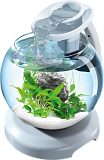 Аквариум Tetra Duo WaterFall Globe 6.8l, белый, диаметр 27,9 см